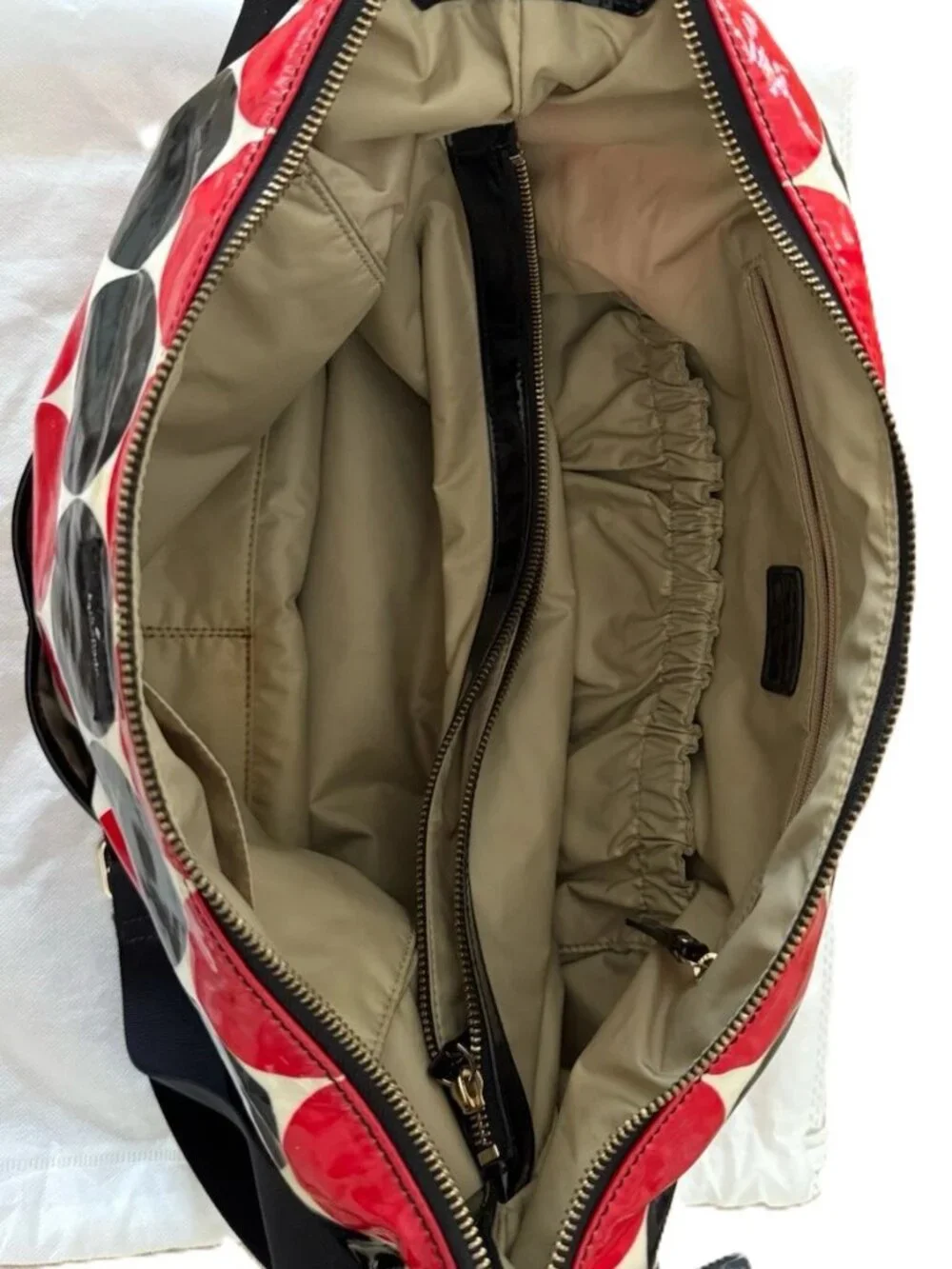 The Kate Spade Serena Polka-Dot Baby Bag